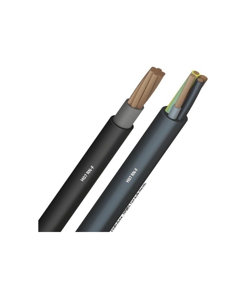 Câble souple industriel - H07 RN-F 3G 2.5 mm² - 50 M - SERMES