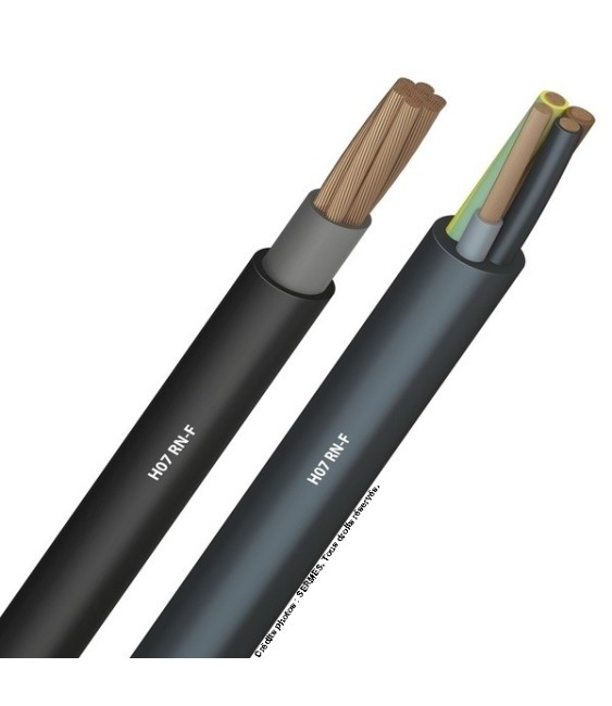 Câble souple industriel - H07 RN-F 3G 2.5 mm² - 50 M - SERMES