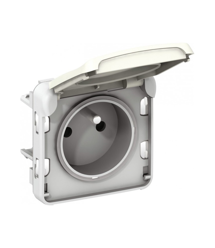 Prise de courant et volet de protection IP 55 Plexo - 2P+T - Blanc - LEGRAND Prise de courant et volet de protection IP 55 Plexo - 2P+T - Blanc - LEGRAND