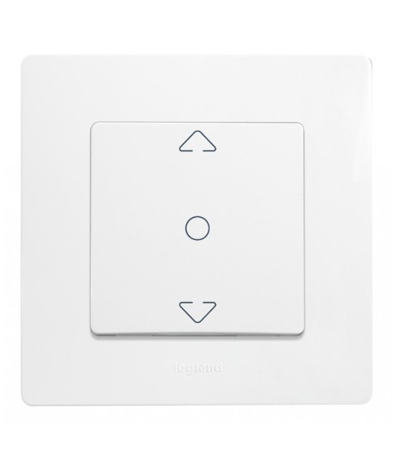 Interrupteur individuel de volets roulants avec plaque Niloé - Eclat - LEGRAND