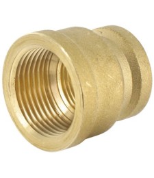 Raccord laiton fileté - Mamelon réduit femelle 33 / 42 mm - CAP VERT