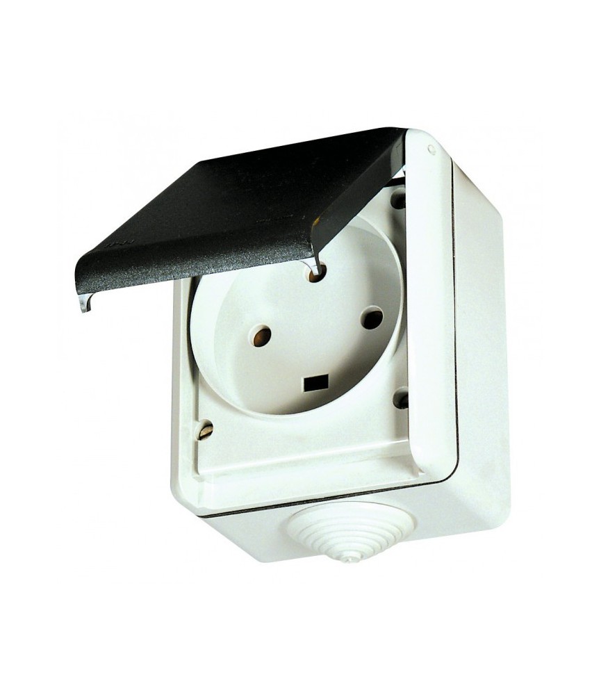 Prise 3P+T étanche 32 A Plexo complet IP55 saillie - gris - LEGRAND Prise 3P+T étanche 32 A Plexo complet IP55 saillie - gris - LEGRAND