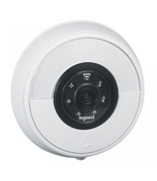 Sonnette connectée IP44 IK06 connexion directe à la box Wi-Fi - Blanc - LEGRAND