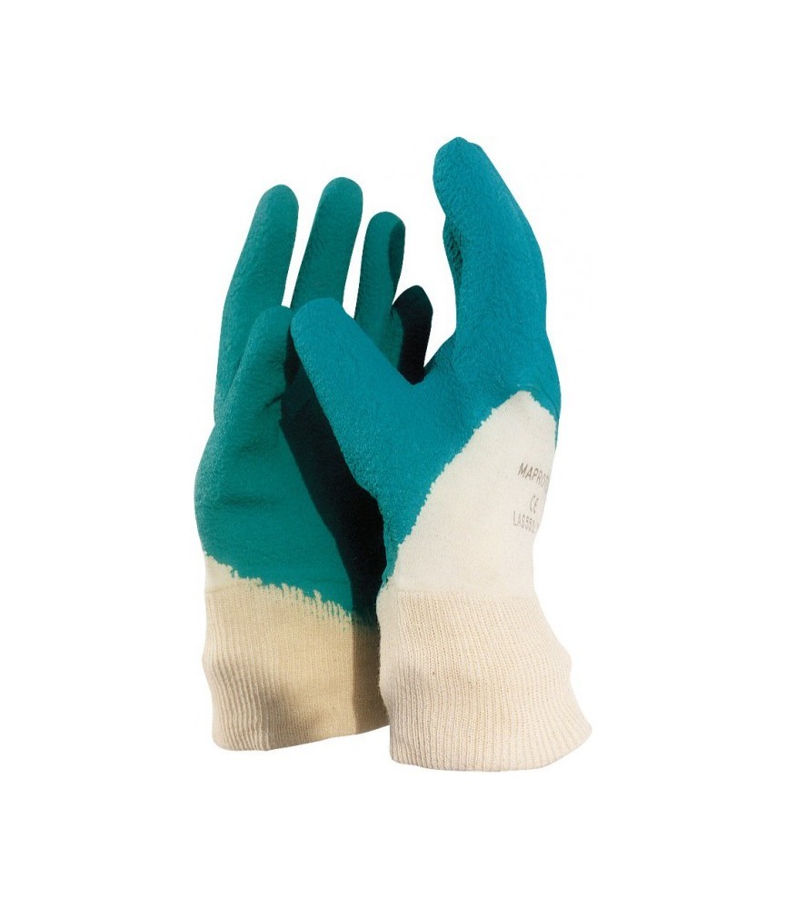 Gants Spécial enduit - Latex - Vert - Taille 9 - OUTIBAT