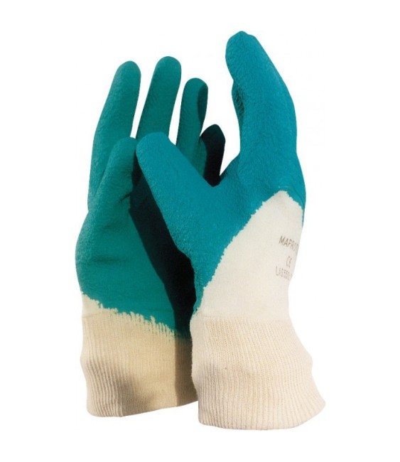 Gants Spécial enduit - Latex - Vert - Taille 9 - OUTIBAT