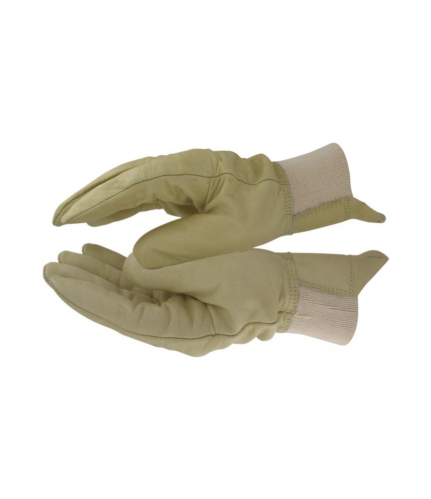 Gants traités hydrofuge et oléofuge - Cuir - Taille 9 - OUTIBAT