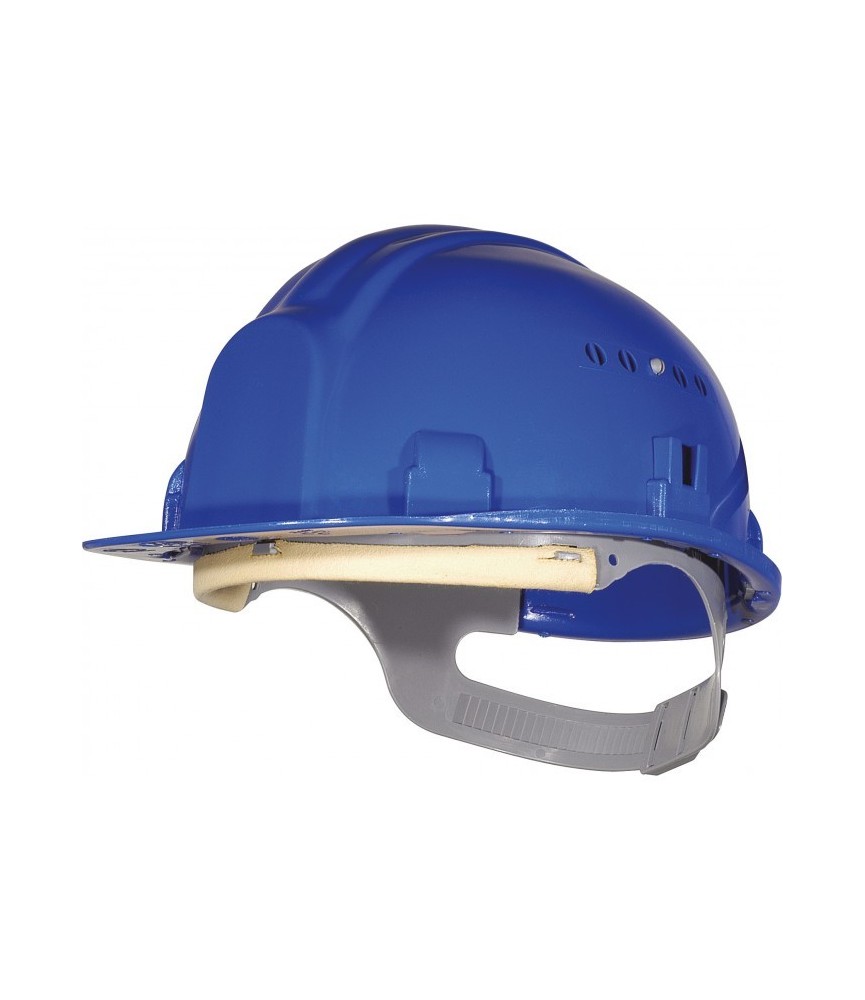 Casque de chantier avec coiffe - Bleu - OUTIBAT Casque de chantier avec coiffe - Bleu - OUTIBAT