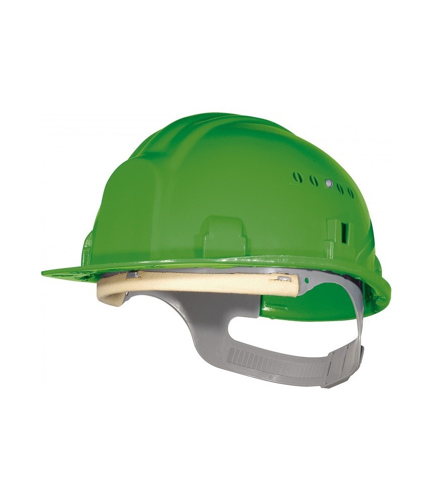 Casque de chantier avec coiffe - Vert - OUTIBAT