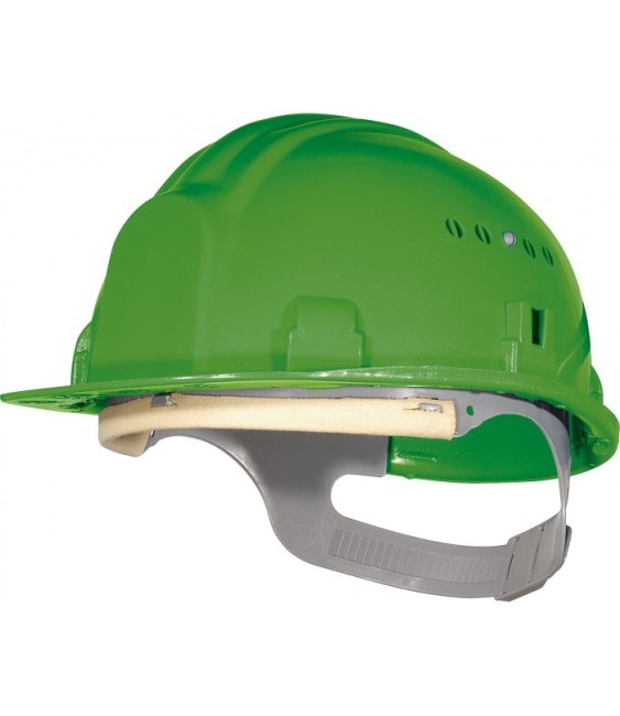 Casque de chantier avec coiffe - Vert - OUTIBAT