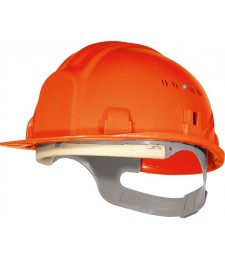 Casque de chantier avec coiffe - Orange - OUTIBAT