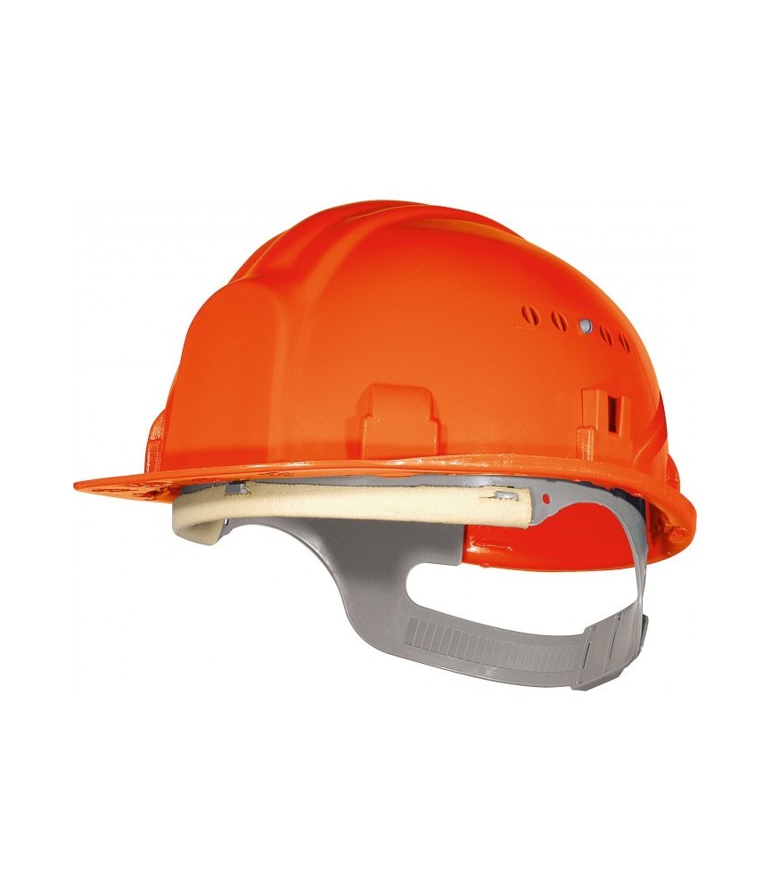 Casque de chantier avec coiffe - Orange - OUTIBAT Casque de chantier avec coiffe - Orange - OUTIBAT