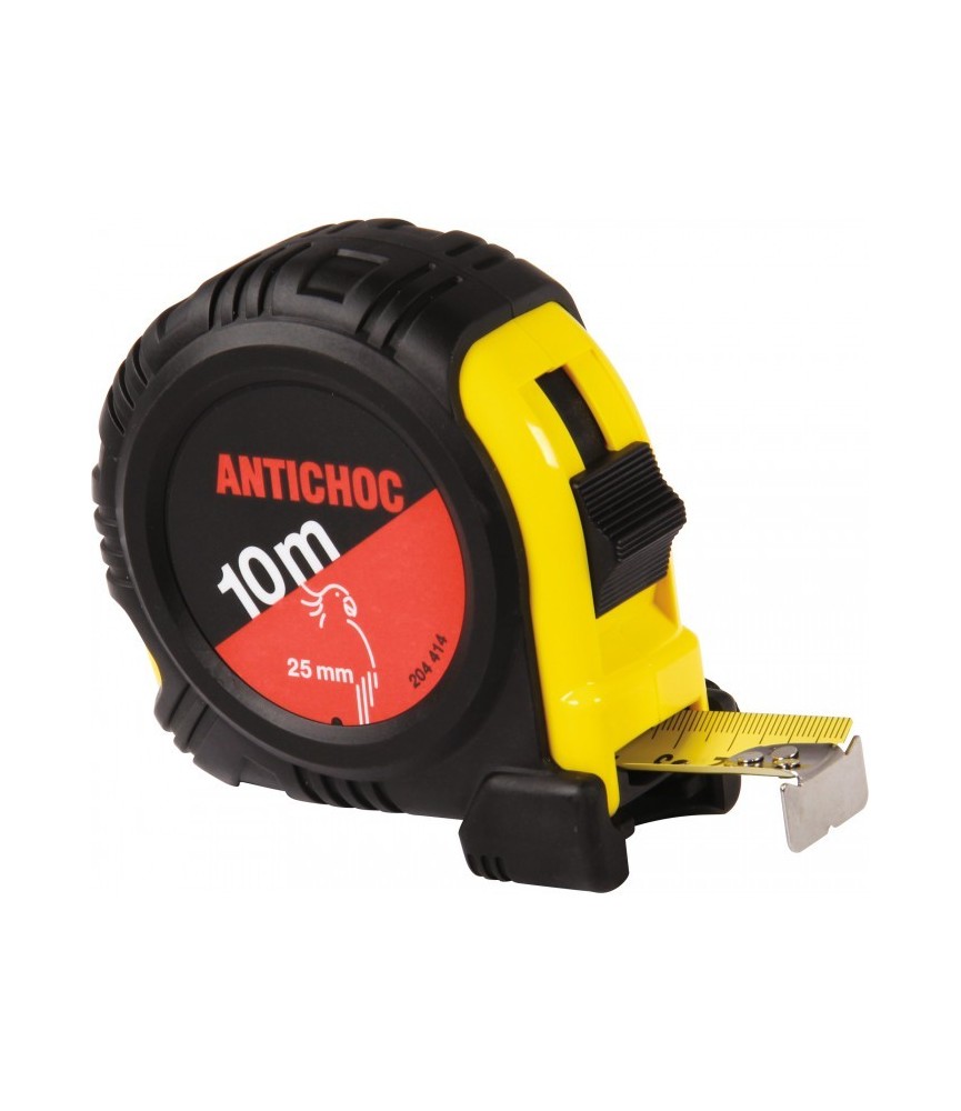 Mètre antichoc - Boitier ABS - 10 M - OUTIBAT
