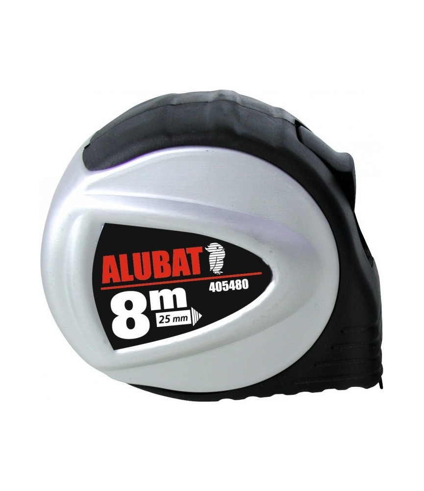 Mètre Alubat - Boitier ABS et aluminium - 8 M - OUTIBAT