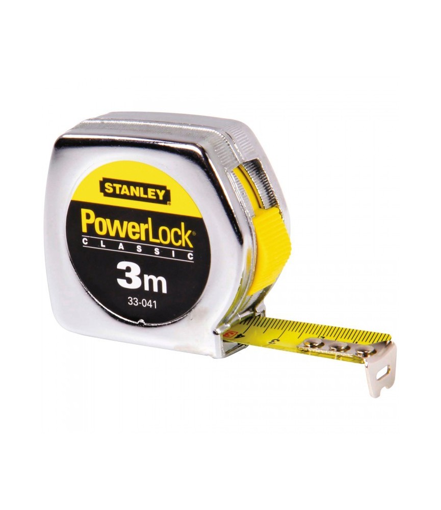 Mètre anti-choc - Classic ABS - 3 M - 19 mm - Powerlock - STANLEY Mètre anti-choc - Classic ABS - 3 M - 19 mm - Powerlock - STANLEY