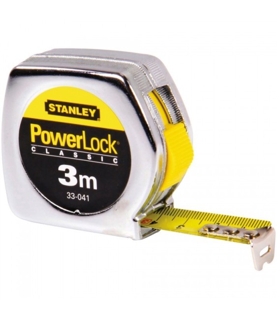 Mètre anti-choc - Classic ABS - 3 M - 19 mm - Powerlock - STANLEY