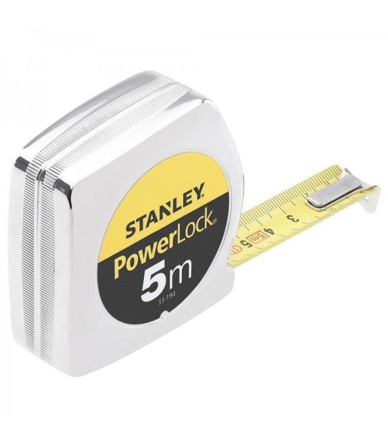 Mètre anti-choc - Classic ABS - 5 M - 19 mm - Powerlock - STANLEY