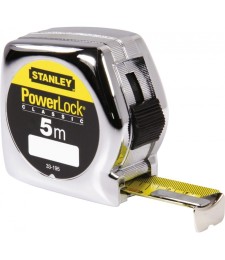 Mètre anti-choc - Classic ABS - 5 M - 25 mm - Powerlock - STANLEY