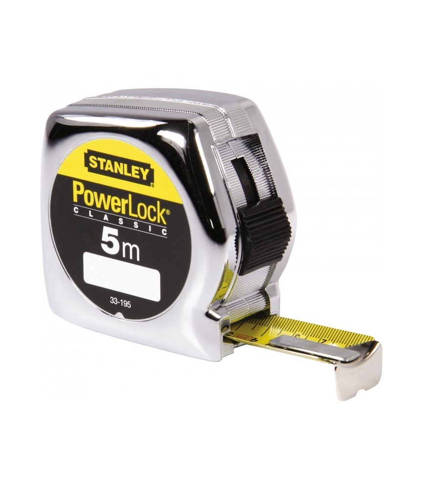 Mètre anti-choc - Classic ABS - 5 M - 25 mm - Powerlock - STANLEY