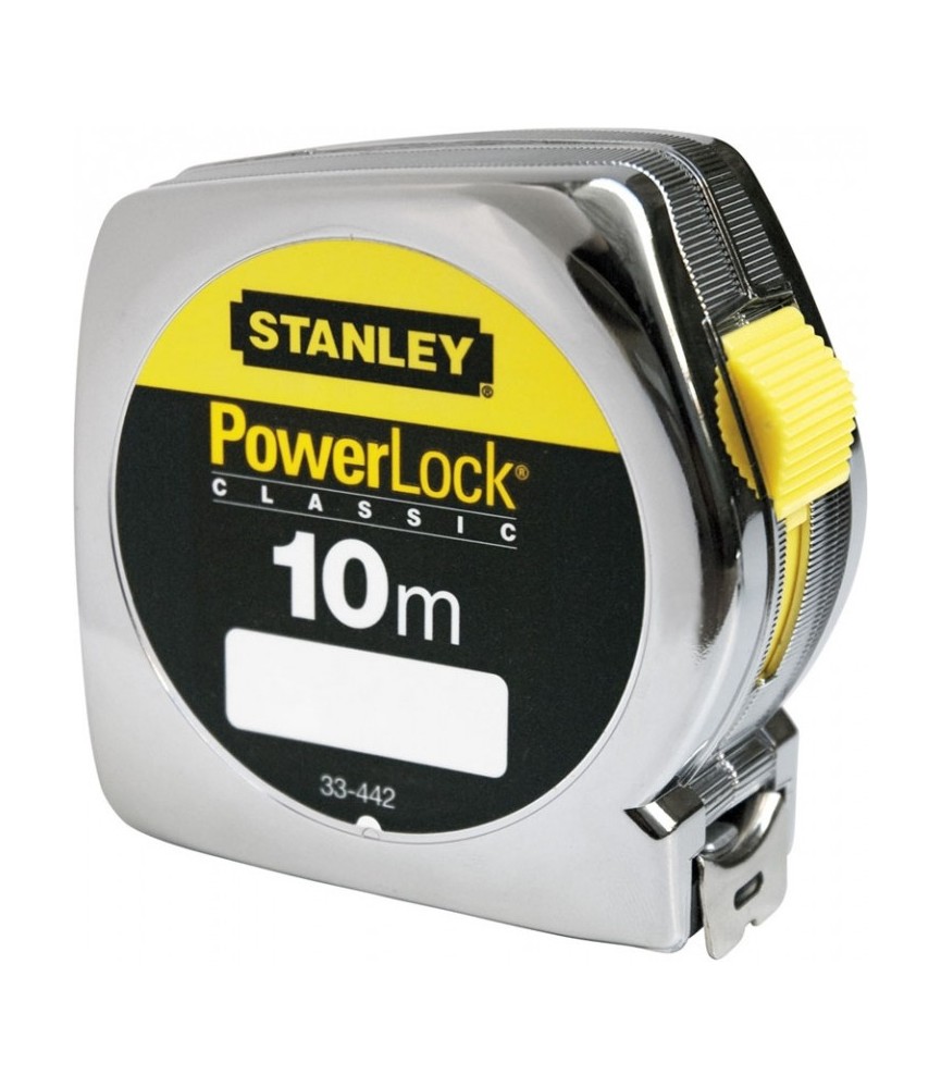 Mètre anti-choc - Classic ABS - 10 M - 25 mm - Powerlock - STANLEY Mètre anti-choc - Classic ABS - 10 M - 25 mm - Powerlock - STANLEY