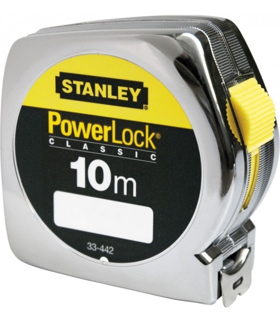 Mètre anti-choc - Classic ABS - 10 M - 25 mm - Powerlock - STANLEY