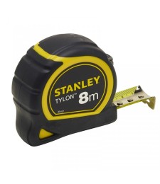 Mètre bi-matière avec boitier ergonomique - 8 M - 25 mm - Tylon - STANLEY