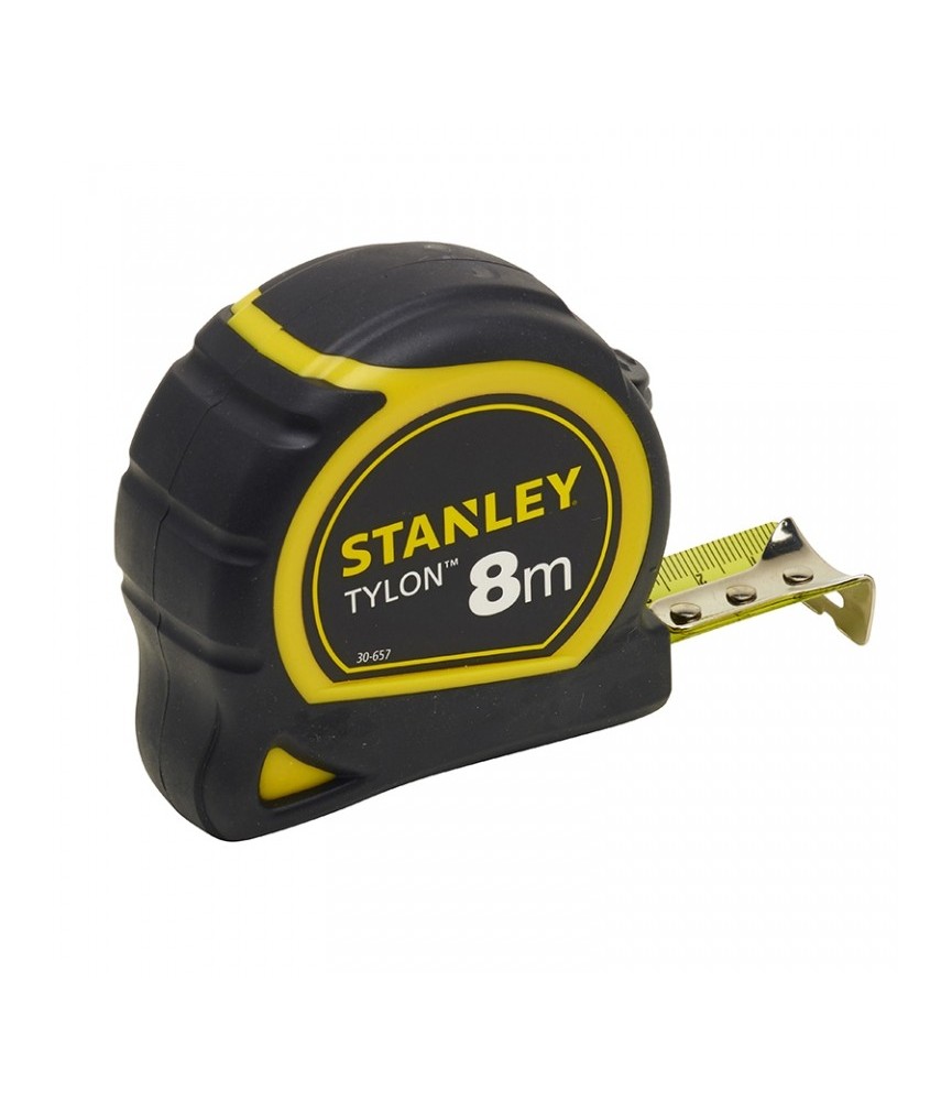 Mètre bi-matière avec boitier ergonomique - 8 M - 25 mm - Tylon - STANLEY Mètre bi-matière avec boitier ergonomique - 8 M - 25 mm - Tylon - STANLEY
