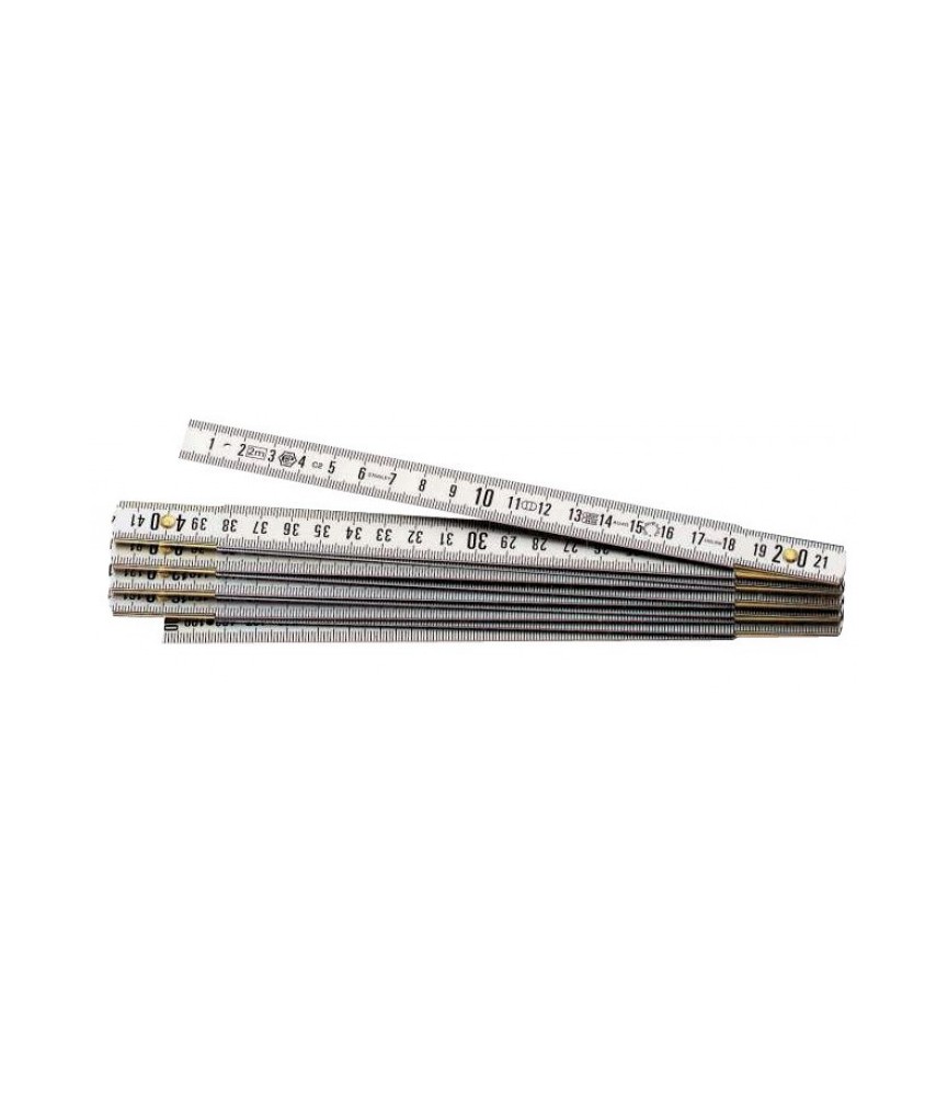 Mètre pliant - Alliage aluminium - 2 M - 15 mm - STANLEY Mètre pliant - Alliage aluminium - 2 M - 15 mm - STANLEY
