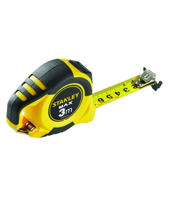 Mètre double marquage - Magnetique Max - 3 M - 19 mm - STANLEY
