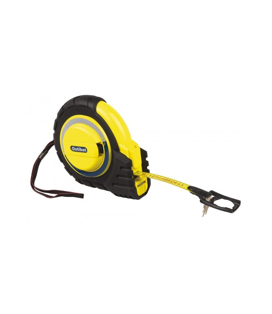 Mètre ruban - Mesure professionnelle - Acier - 20 M - OUTIBAT