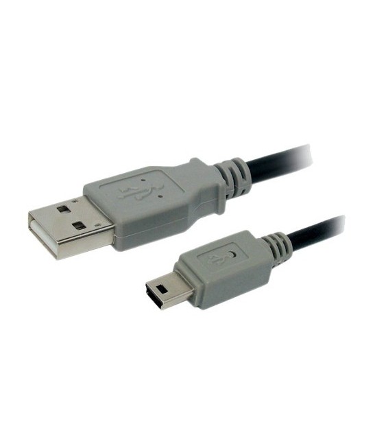 Câble USB 2.0 A M / Mini USB 5 Broches 1,80 m - OMENEX