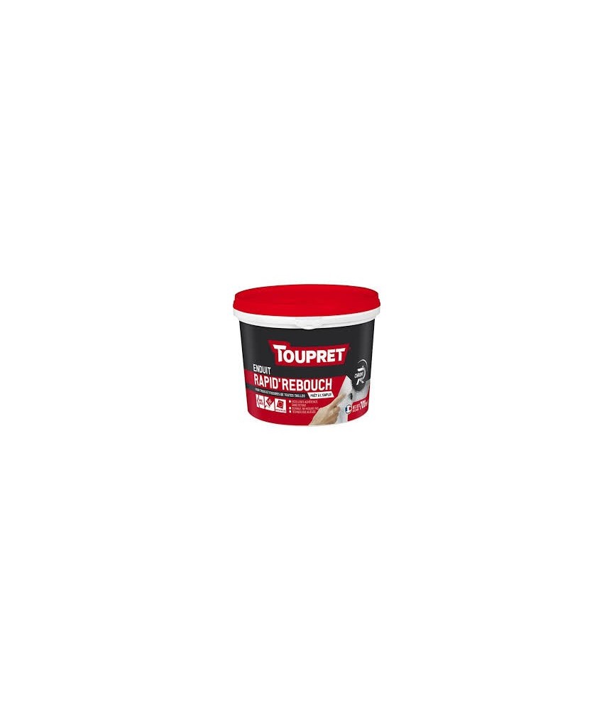 Enduit de rebouchage en pâte - Rapide - 700 ml - TOUPRET