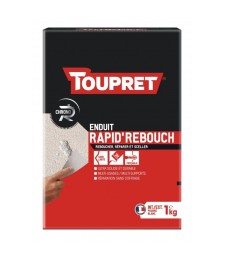 Enduit de rebouchage en poudre - Chrono-R - 1 Kg - TOUPRET