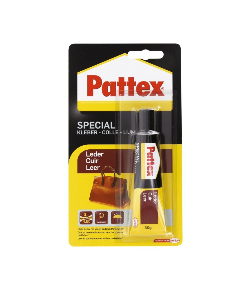 Colle spécial Cuir - 30 Grs - PATTEX Colle spécial Cuir - 30 Grs - PATTEX