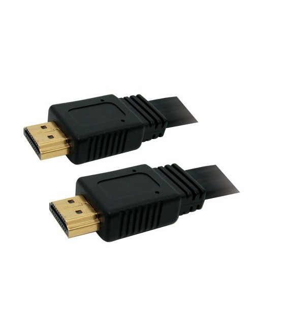 Câble HDMI / HDMI plat 1,80 m - OMENEX