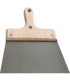 Couteau à enduire - Acier - Manche bois - 16 cm - OUTIBAT