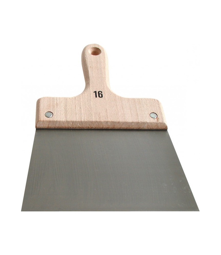 Couteau à enduire - Acier - Manche bois - 14 cm - OUTIBAT Couteau à enduire - Acier - Manche bois - 14 cm - OUTIBAT