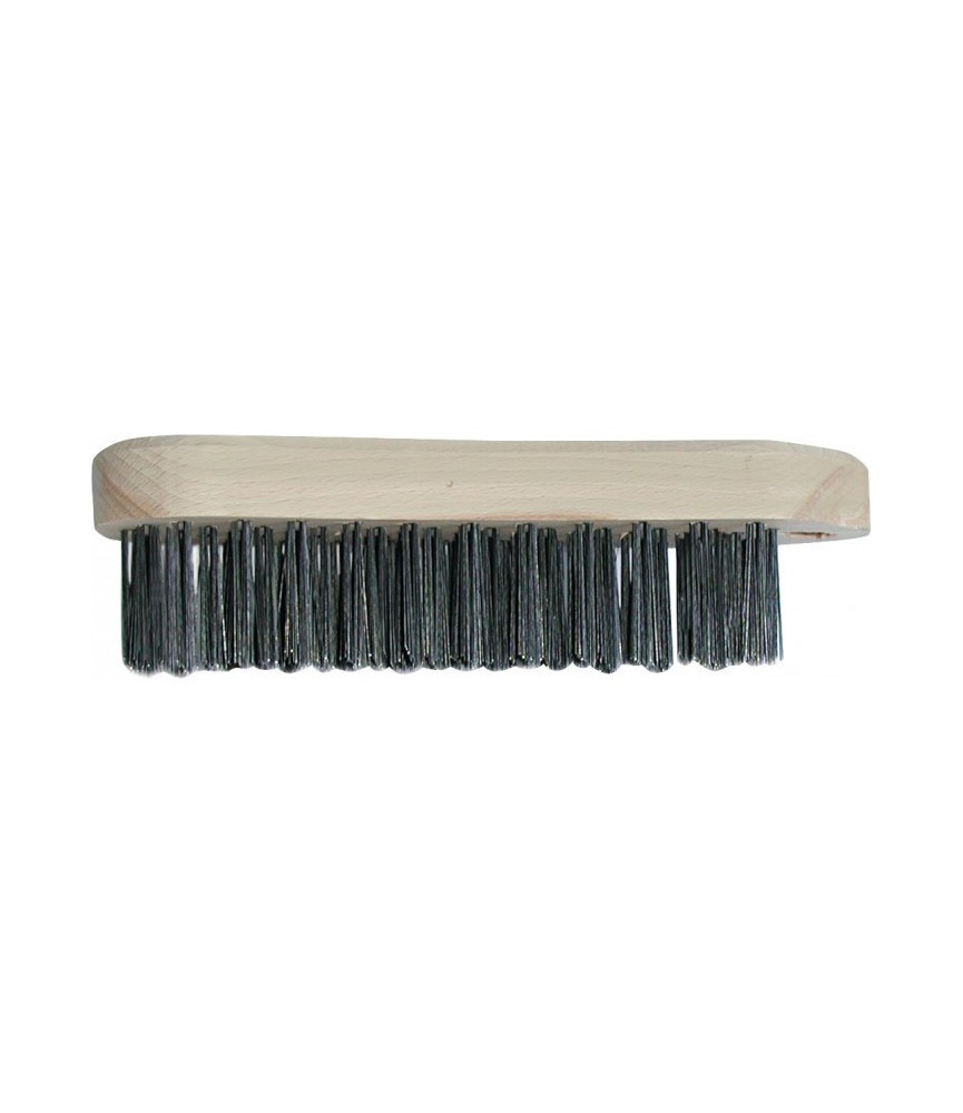 Brosse abrasive violon - Acier rond - OUTIBAT