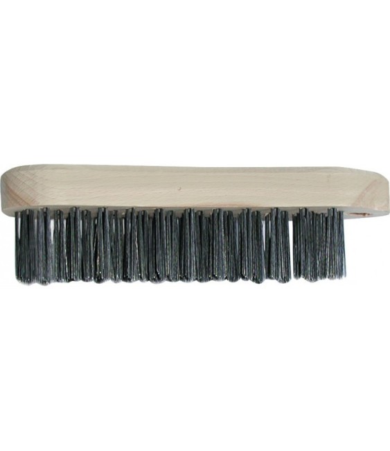 Brosse abrasive violon - Acier rond - 5 rangs - SCID