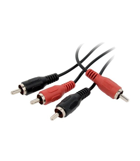 Câble 2 RCA Mâle / 2 RCA Mâle 1.20 m - OMENEX