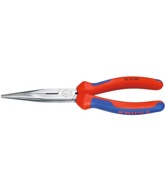 Pince demi-ronde avec tranchant - Bec long - 200 mm - KNIPEX