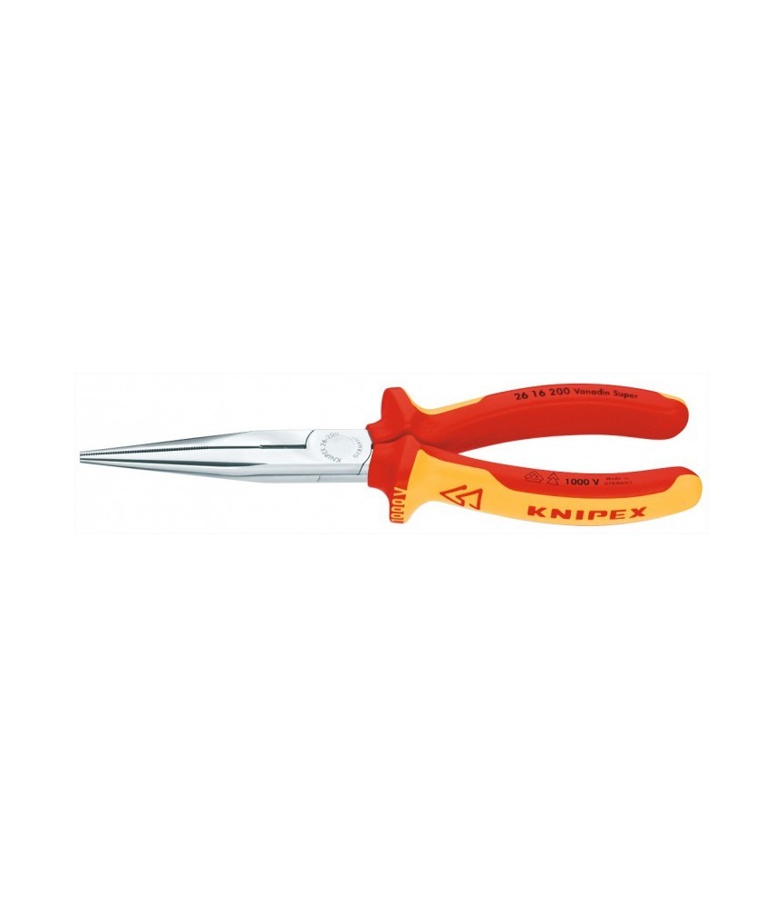 Pince demi-ronde avec tranchant - Isolée - 200 mm - KNIPEX Pince demi-ronde avec tranchant - Isolée - 200 mm - KNIPEX