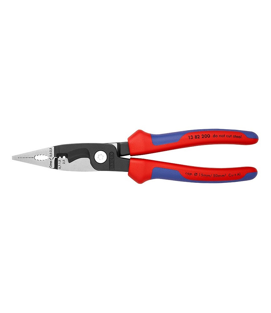Pince pour installations électriques - Multifonction - 200 mm - KNIPEX Pince pour installations électriques - Multifonction - 200 mm - KNIPEX