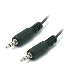 Cordon stéréo jack 3.5 mm Mâle / Mâle 1.20 m - OMENEX
