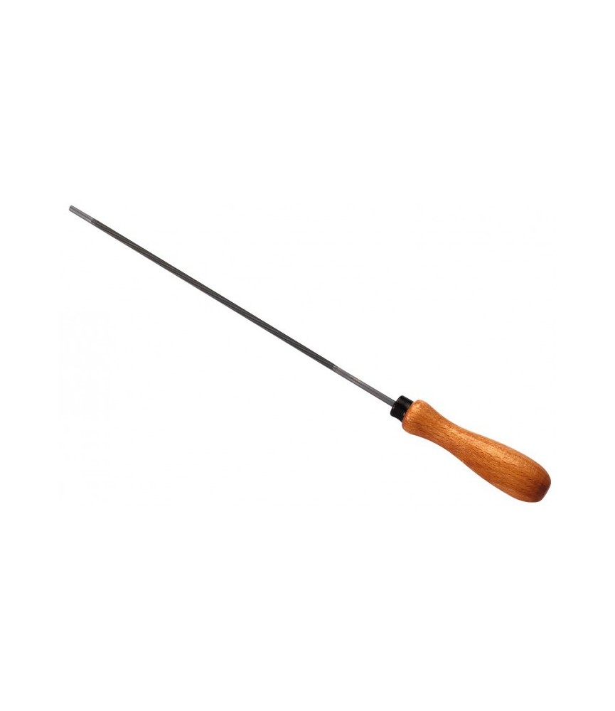 Lime ronde pour chaîne de tronçonneuse - Manche en bois - 150 mm x 3.2 mm - MOB Lime ronde pour chaîne de tronçonneuse - Manche en bois - 150 mm x 3.2 mm - MOB