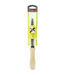 Lime tiers point pour scies - Angle vif - Manche en bois - Mi-douce - 125 mm - MOB