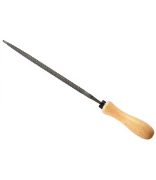 Rape à bois ronde avec manche en bois - Moyenne piqûre - 200 mm - MOB