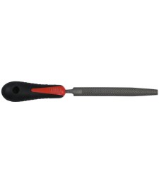 Rape à bois demi-ronde avec manche bi-matière - Moyenne piqûre - 150 mm - MOB