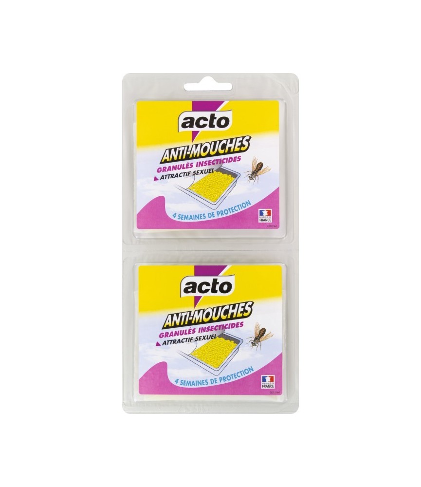 Anti-mouches granulés 2 x 20 g - ACTO