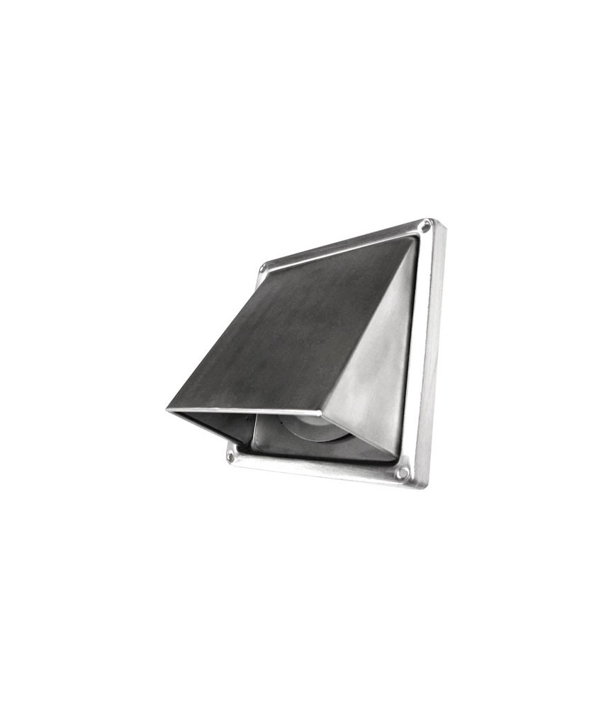 Grille de ventilation à auvent - Inox - Diamètre 100 mm - DMO
