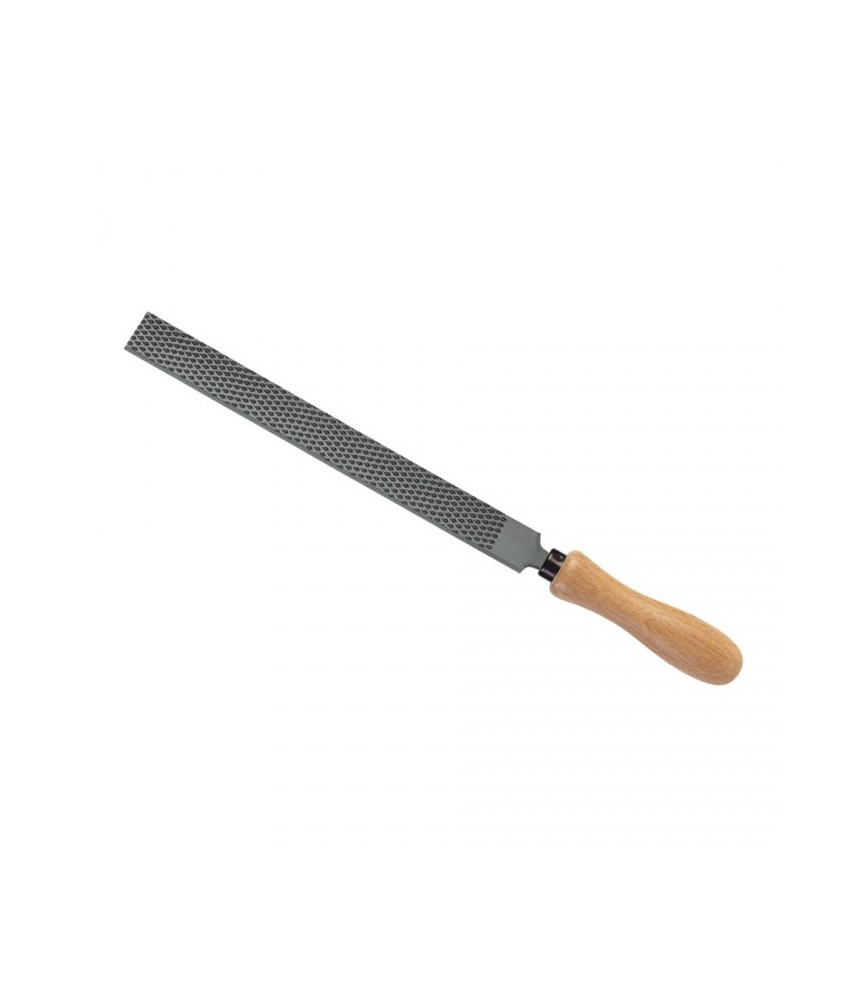 Rape à bois plate avec manche bi-matière - Moyenne piqûre - 250 mm - MOB Rape à bois plate avec manche bi-matière - Moyenne piqûre - 250 mm - MOB
